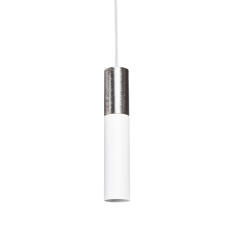 Світильник підвісний (люстра) Split Е14 P40-220 BrushSteel/White (1271899)