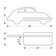 Настінний світильник Candellux 21-85061 CAR