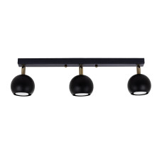 Світильник стельовий (спот) Bowl GU10 L90-3 Black (1313411)