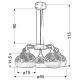 Люстра Candellux 35-57266 CROMINA