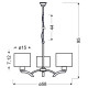 Люстра Candellux 33-04208 DRAGA