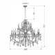 Люстра Candellux 30-99801 AURORA