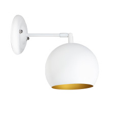 Бра (світильник настінний) Bowl W150 White/Gold (1311513)