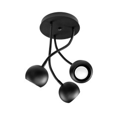 Світильник стельовий (спот) Bowl GU10 СD90-3-GN Black  (1313611)