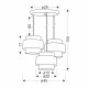 Люстра Candellux 33-25470 LUCCIA