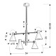 Люстра Candellux 34-72689 LESS
