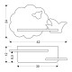 Настінний світильник Candellux 21-85146 SHEEP