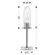 Настільна лампа Candellux 41-10813 MELOT