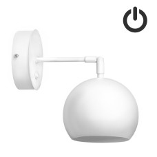 Бра з вимикачем Bowl W150-BT White (1313812)