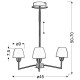 Люстра Candellux 33-10639 TOGO