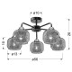 Люстра Candellux 35-67104 RAY