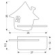 Настінний світильник Candellux 21-85214 HOUSE