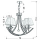 Люстра Candellux 34-84555 VALENCIA