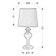 Настільна лампа Candellux 41-11756 BERKANE