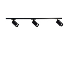 Трековий світильник на три плафони стельовий Track-3 Chime Q TL110-1000-3 Black (5012911)
