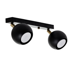 Світильник стельовий (спот) Bowl GU10 L90-2 Black (1313311)