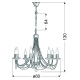 Люстра Candellux 38-69187 MUZA