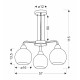Люстра Candellux 33-16232 Caldera