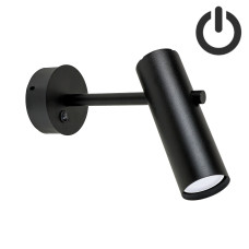 Бра з вимикачем Tukan GU10 WR280-BT Black (1011811)