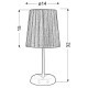 Настільна лампа Candellux 41-40848 RIFASA