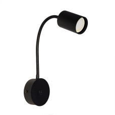 Бра (світильник настінний) Chime GU10 W90-GN-BT Black  (1092511)