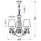 Люстра Candellux 33-58713 RUTI