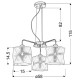 Люстра Candellux 33-58720 NOSJA