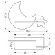 Настінний світильник Candellux 21-76731 MOON