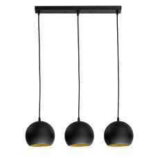 Люстра (світильник підвісний) Bowl С150-450-3 Black/Gold (1311414)