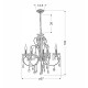 Люстра Candellux 35-73730 AURORA