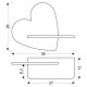 Настінний світильник Candellux 21-84569 HEART