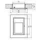 Точковий світильник Candellux 2208540 MS-07