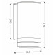 Вуличний настінний світильник Candellux 21-32393 Senecio