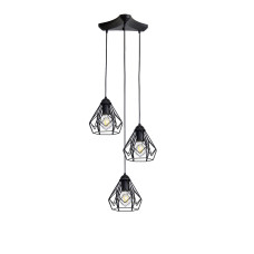 Люстра (підвісний світильник) Bevel C165-3 Black (2091911)
