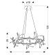 Люстра Candellux A0028-320 GIAROS