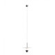 Світильник підвісний KLOODI DECO PE-NIMBA300 6W+6W 3K WH/BK