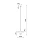 Світильник підвісний KLOODI DECO PE-NIMBA300 6W+6W 3K WH/BK