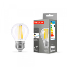 LED лампа TITANUM  Filament G45 4W E27 4100K (TLFG4504274)