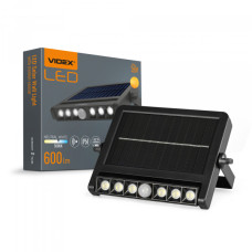 LED світильник автономний настінний IP54 VIDEX 600Lm 5000K Сенсорний (VL-WLSO-025-S)