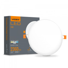 LED світильник безрамковий круглий VIDEX VLE-DLFR-244 24W 4000K 220V (VLE-DLFR-244)