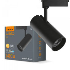 LED світильник трековий VIDEX 30W 4100K чорний (VL-TR04-304B)