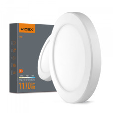 LED світильник круглий VIDEX DL6R 12W 3000K-4000K-6500K White (VL-DL6R-12CW)