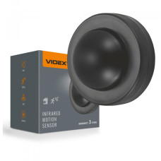 Датчик руху та освітленості VIDEX VL-SPC46B 220V 2000W інфрачервоний чорний (VL-SPC46B)