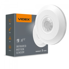 Датчик руху та освітленості VIDEX VL-SPC05W 220V 800W інфрачервоний білий (VL-SPC05W)