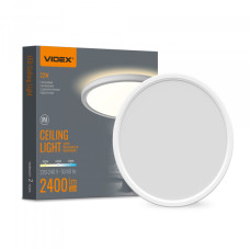 LED світильник з декоративною підсвіткою VIDEX DL5R 22W 3000K-4000K-5000K White (VL-DL5R-22CW)