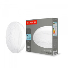 LED світильник настінно-стельовий TITANUM 24W 5000K  Криві лінії (TLCL-245CL)