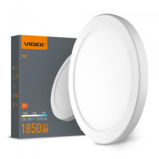 LED світильник круглий VIDEX DL6R 18W 3000K-4000K-6500K White (VL-DL6R-18CW)