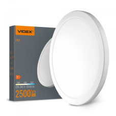 LED світильник круглий VIDEX DL6R 24W 3000K-4000K-6500K White (VL-DL6R-24CW)