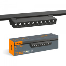 LED світильник трековий VIDEX TR06 15W 4100K 220V чорний (VL-TR06-154B)