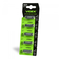 Батарейка лужна Videx А23/Е23А 5шт BLISTER CARD (А23/Е23А 5pcs BC)
